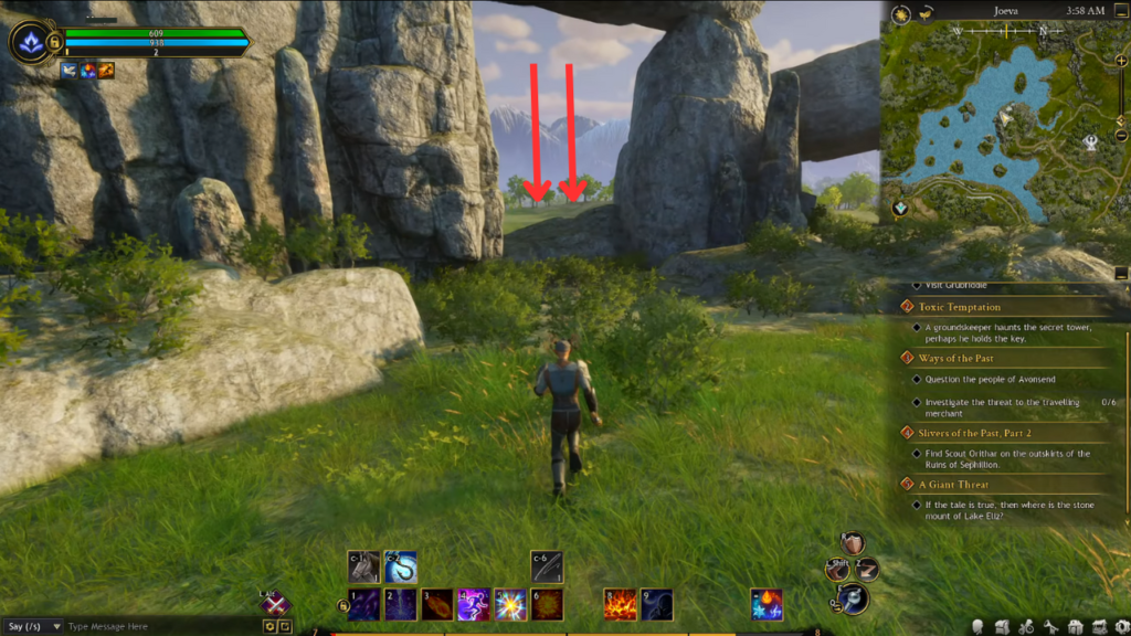 9th Pillar loaction in a Giant Threat Quest