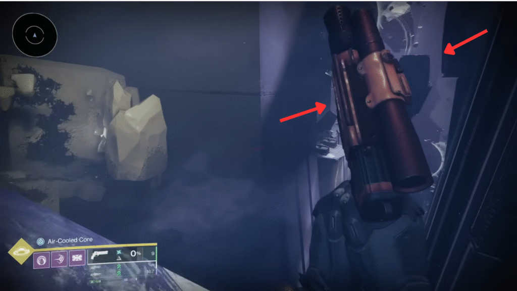 Ascendant Plane navigation step of the Fire and Ice mission.