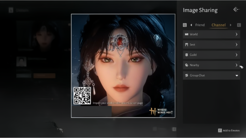 share your portrait to friend in The Great Faceologist Event