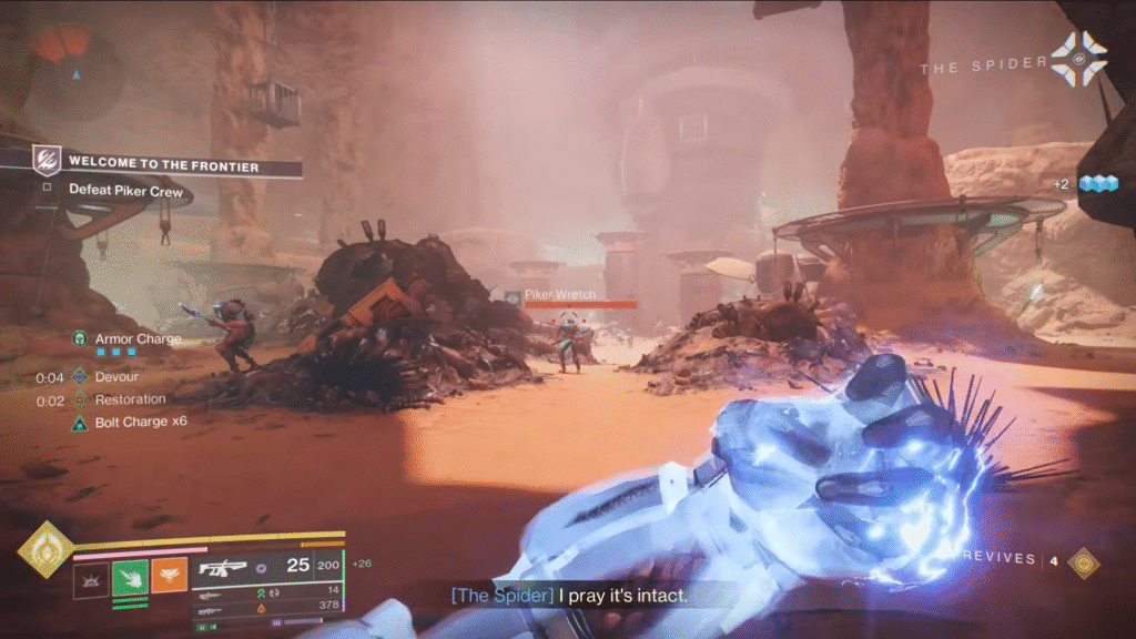 Completing the Piker Raider Pit objectives