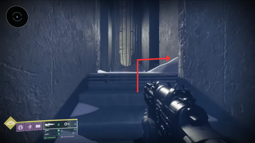 turn right to find the tunnel