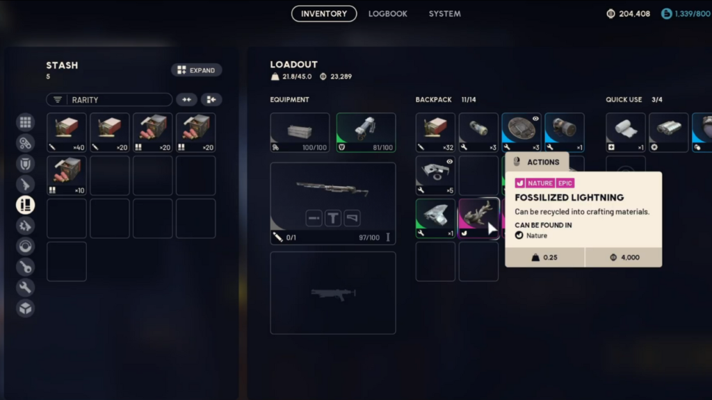 Fossilized Lightning in Arc Raider