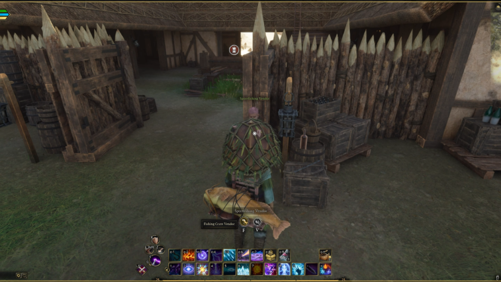 Selling the Fish to vendor