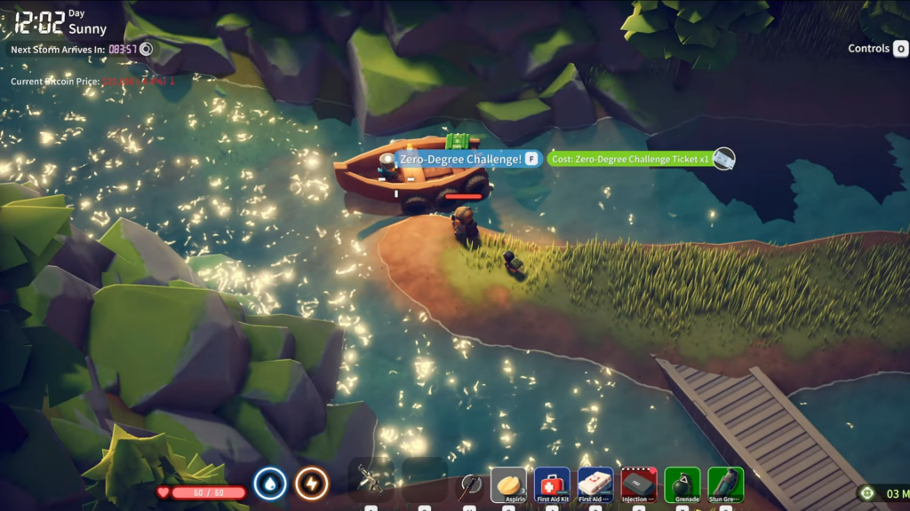 How to Travel to the Winter Zero Degree Challenge Map