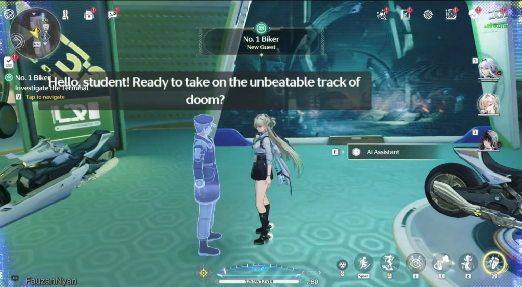 How to start the No. 1 Biker quest