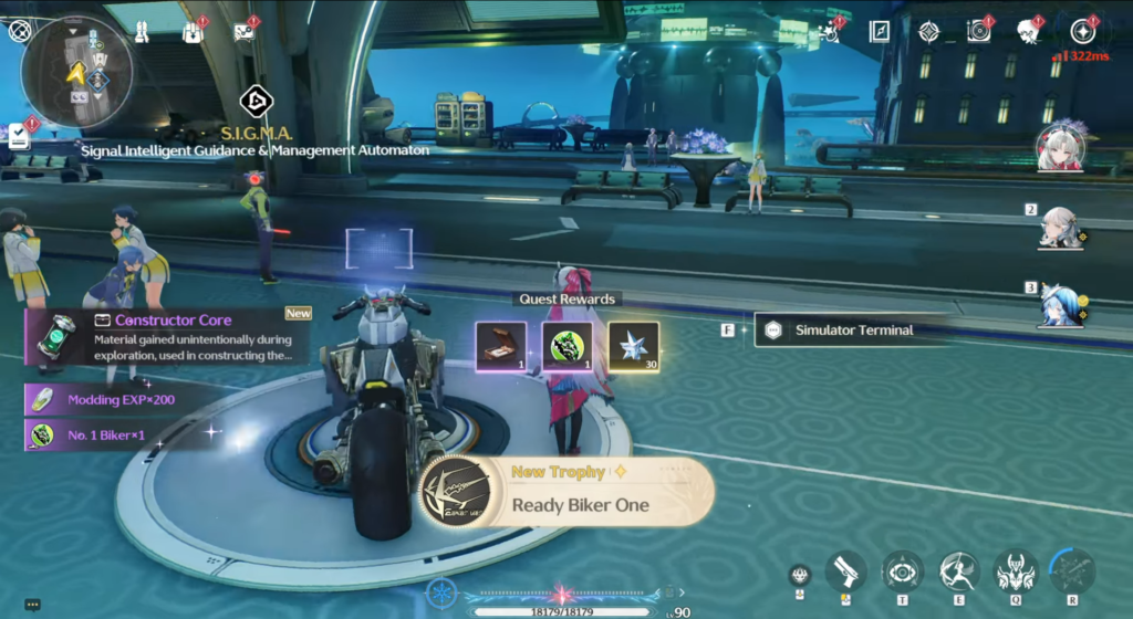 No. 1 Biker Quest Rewards