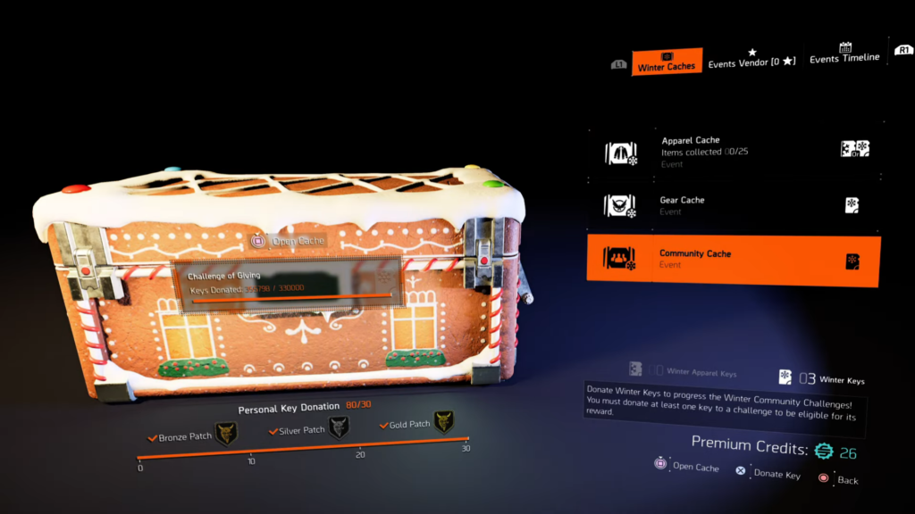 Open the community cache