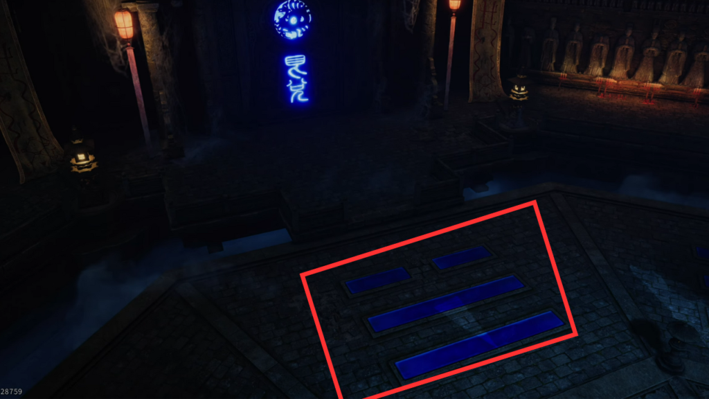 Rotate the Floor Platform to solve the purple tenuity hexagram puzzle