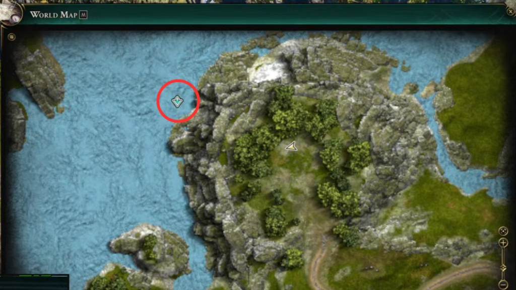 I marked the 9th pillar location in map