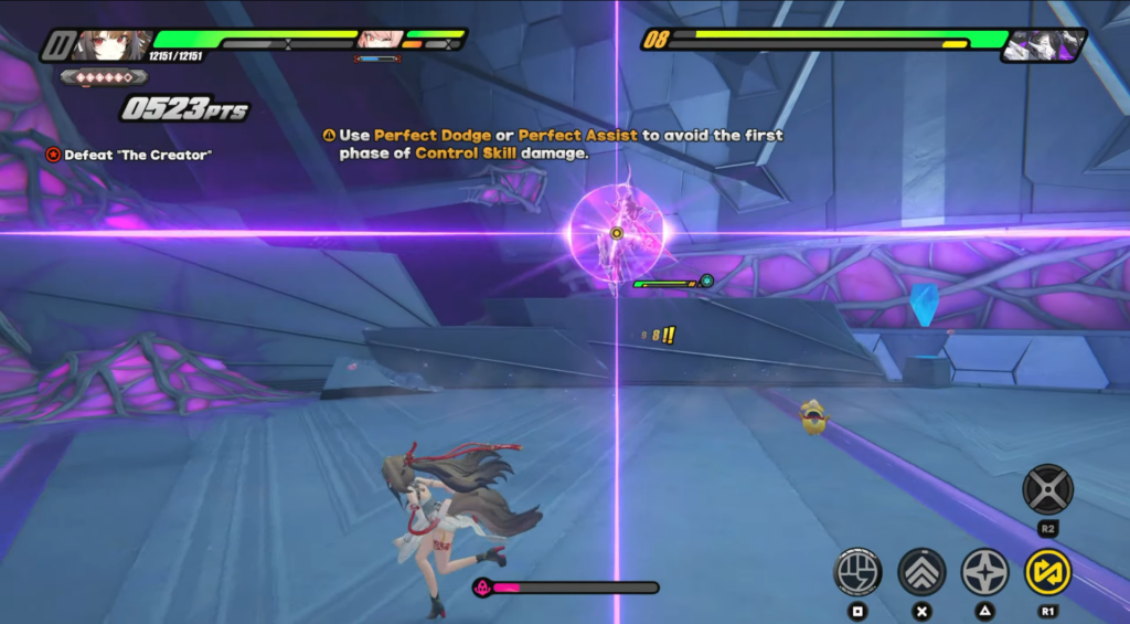 Avoid Control Skill attack from Primordial Nightmare