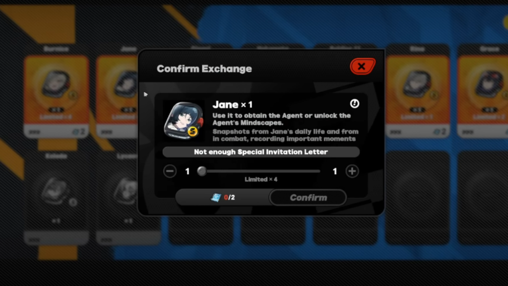 Exchange the characters using Special Invitation Letters in ZZZ