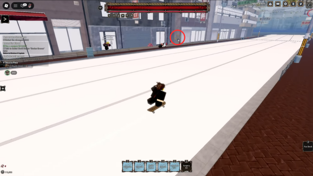 Fox Devil Contract Location