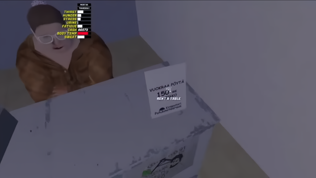 Renting a Table in Flea market