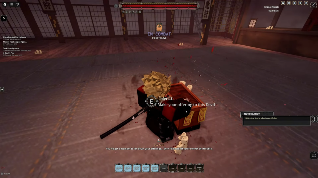 Offering to the Fox Devil