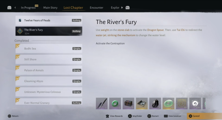 How to Activate the Contraption in The River’s Fury Quest