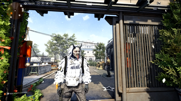 White Krampus Outfit in The Division 2